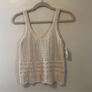 Altar'd State Beige Knit Tank Top
